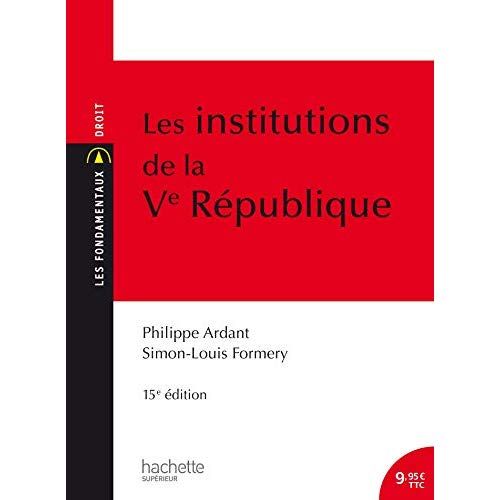 Emprunter Les institutions de la Ve République. 15e édition livre