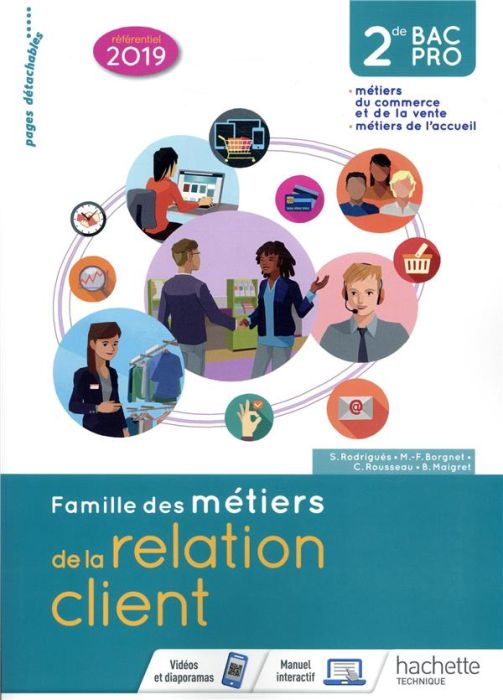 Emprunter Bac Pro 2de. Famille des métiers de la relation client (MRC), Edition 2019 livre