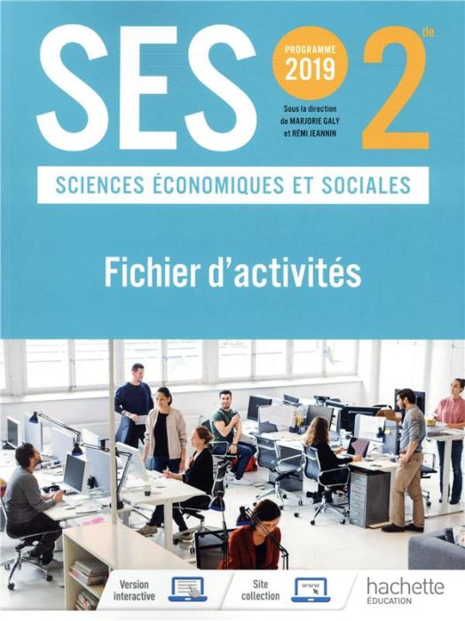 Emprunter Sciences économiques et sociales 2de. Fichier d'activités, Edition 2019 livre