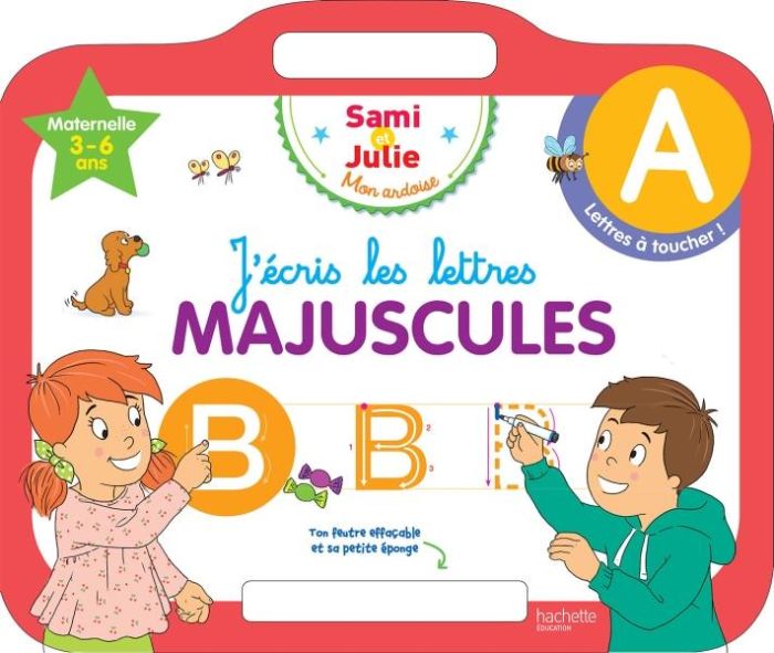 Emprunter J'écris les lettres majuscules. Avec un feutre effaçable livre