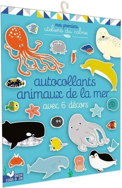 Emprunter Autocollants animaux de la mer. Avec 6 décors livre