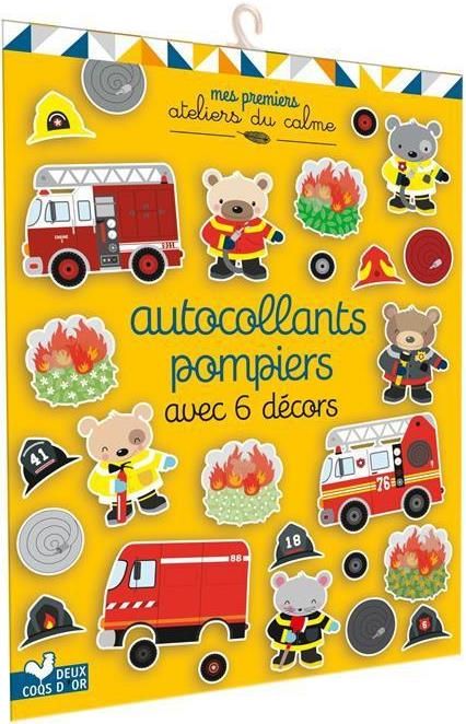 Emprunter Autocollants pompiers avec 6 décors livre