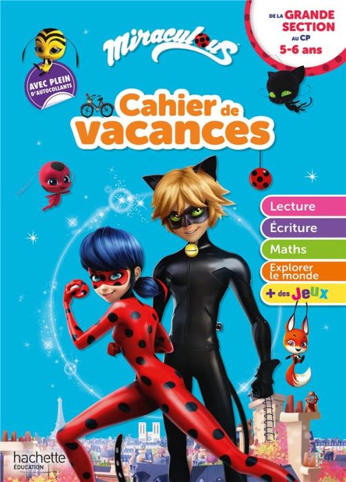 Emprunter Cahier de vacances de la Grande section au CP. Miraculous, Edition 2021 livre