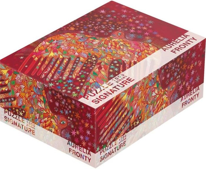 Emprunter Puzzle Signature 1000 pièces Oiseau de feu. Avec un poster inclus livre