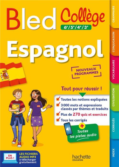 Emprunter Espagnol 6e à 3e Le Bled collège. Edition 2023 livre