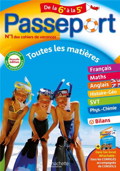 Emprunter Passeport Toutes les matières de la 6e à la 5e. Edition 2024 livre