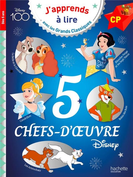 Emprunter 5 chefs-d'oeuvre Disney. Les aristochats %3B Blanche-Neige %3B La belle et le clochard %3B Robin des Bois livre