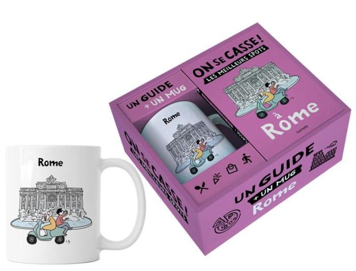 Emprunter On se casse ! Les meilleurs spots de Rome. Coffret avec 1 tasse et 1 guide livre