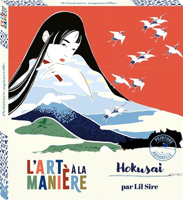 Emprunter L'art à la manière d'Hokusai. Avec 5 tableaux, 1 palette de 15 couleurs et 1 pinceau à réservoir livre