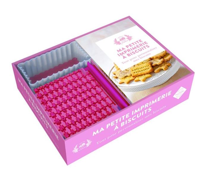 Emprunter Ma petite imprimerie à biscuits. Coffret avec 1 emporte-pièce en forme de biscuit, 1 règle de compos livre