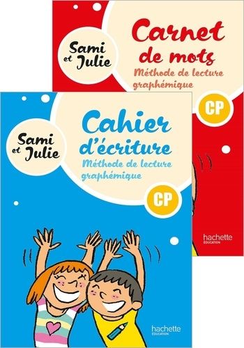 Emprunter Méthode de lecture graphémique CP Sami et Julie. 2 volumes : Cahier d'écriture %3B Carnet de mots, Edi livre