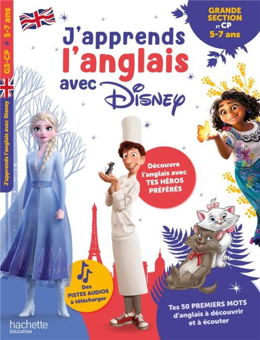 Emprunter J'apprends l'anglais avec Disney Grande section et CP livre