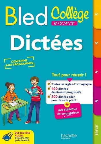 Emprunter Bled Collège Dictées 6e/5e/4e/3e livre