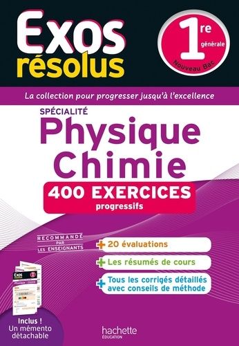 Emprunter Physique-Chimie 1re Exos résolus livre