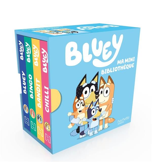 Emprunter Bluey : Ma mini bibliothèque. Coffret en 4 volumes : Bluey %3B Bingo %3B Bandit %3B Chili livre