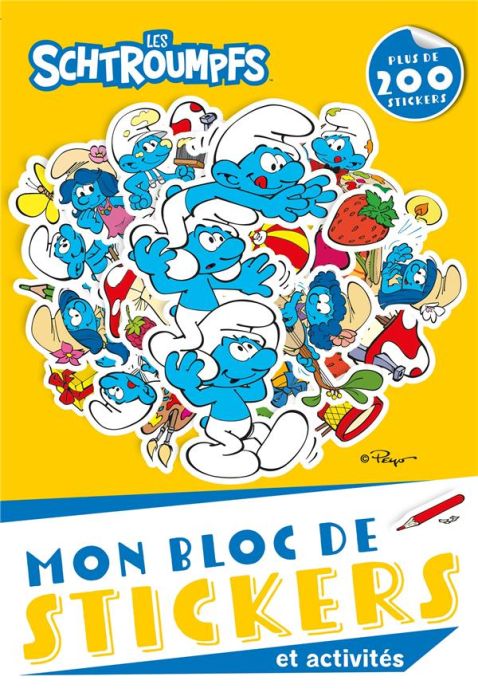 Emprunter Les Schtroumpfs. on bloc de stickers et activités livre