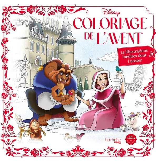 Emprunter Coloriage de l'Avent Disney. 24 illustrations inédites dont 1 poster livre