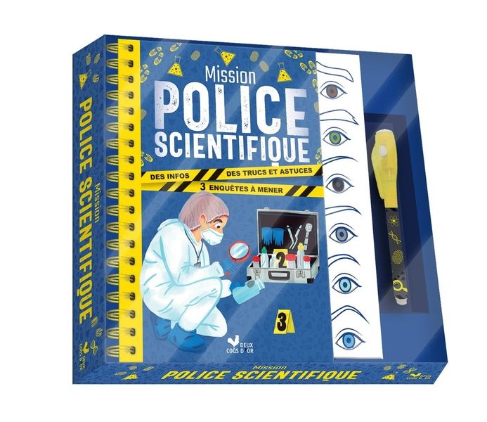 Emprunter Mission police scientifique. Avec 1 livret, 1 visage neutre et 1 stylo livre