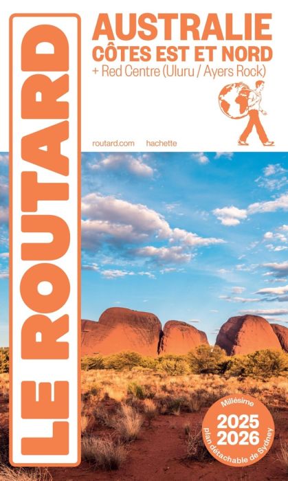 Emprunter Australie Côte Est et Nord + Red Centre. Edition 2025-2026. Avec 1 Plan détachable livre