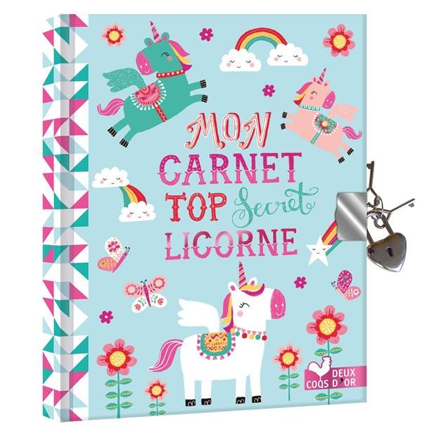 Emprunter Mon carnet top secret licorne. Avec un cadenas et deux clés livre