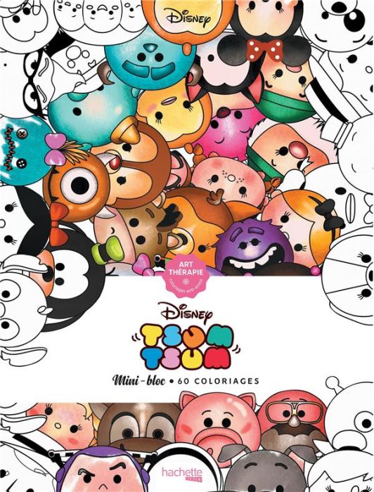 Emprunter Coloriages anti-stress Tsum Tsum. Mini bloc, 60 coloriages livre