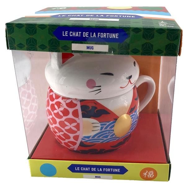 Emprunter Mug chat de la fortune. Avec 1 mug et 1 carnet de compte japonais livre