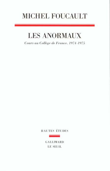 Emprunter Les anormaux. Cours au Collège de France (1974-1975) livre