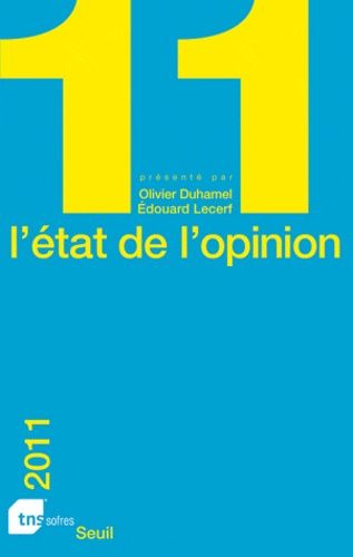 Emprunter L'état de l'opinion. Edition 2011 livre