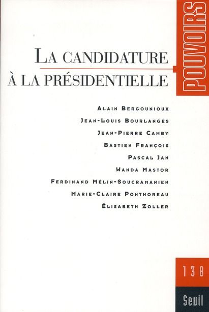 Emprunter Pouvoirs N° 138 : La candidature à la présidentielle livre