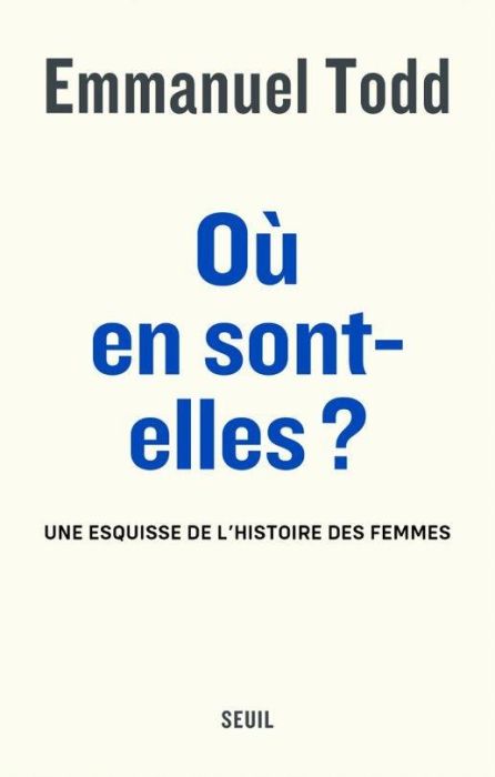 Emprunter Où en sont-elles ? Une esquisse de l'histoire des femmes livre