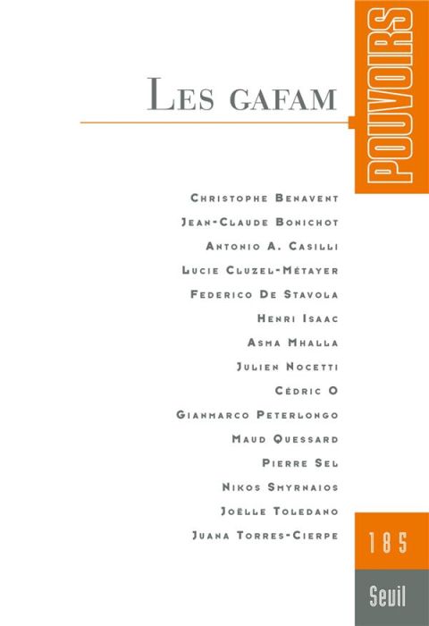 Emprunter Pouvoirs N° 185 : Les GAFAM livre