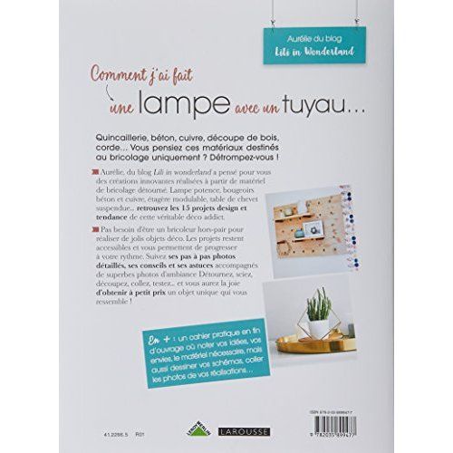 Emprunter Comment j'ai fait une lampe avec un tuyau. Et 14 autres DIY déco à réaliser avec du matériel de bric livre