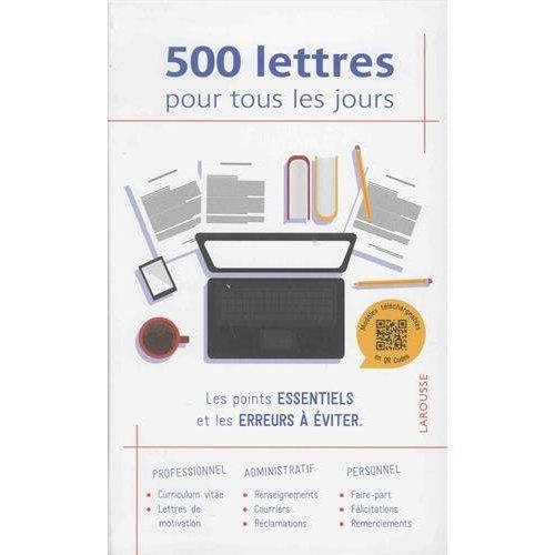 Emprunter 500 lettres pour tous les jours livre