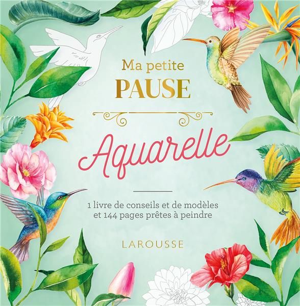 Emprunter Ma petite pause Aquarelle. 1 livre de conseils et de modèles et 36 pages près à peindre livre