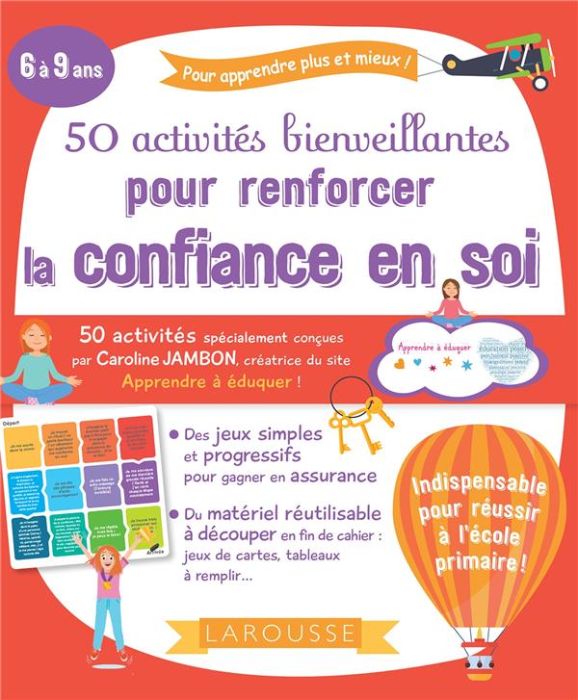 Emprunter 50 activités bienveillantes pour renforcer la confiance en soi des enfants livre