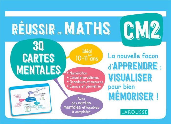 Emprunter Mathématiques CM2 Mes cartes mentales. Réussir en Maths livre