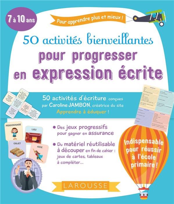 Emprunter 50 activités bienveillantes pour progresser en expression écrite livre