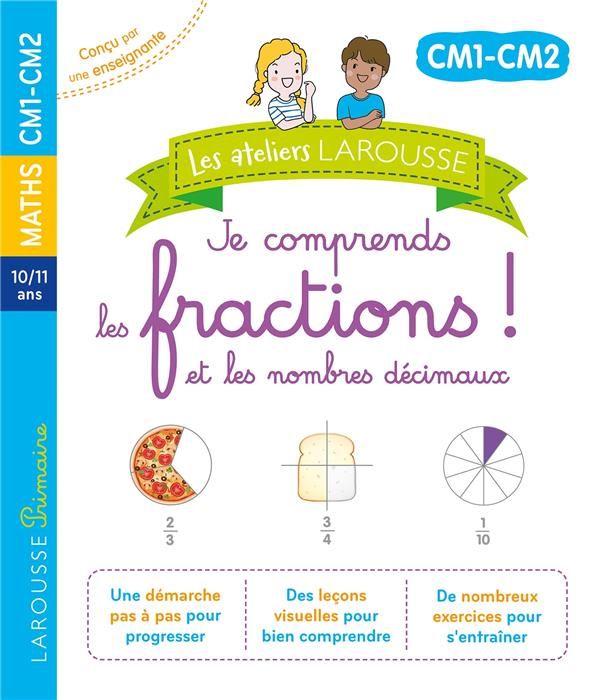 Emprunter Je comprends les fractions et les nombres décimaux CM1-CM2 livre