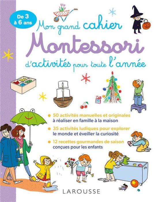 Emprunter Mon grand cahier Montessori d'activités pour toute l'année livre