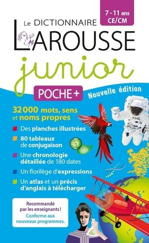 Emprunter Dictionnaire Larousse Junior poche + CE/CM. Edition 2024 livre