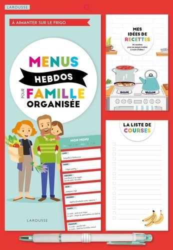 Emprunter Menus hebdos pour famille organisée livre