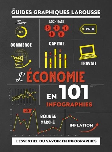 Emprunter L'économie en 101 infographies livre