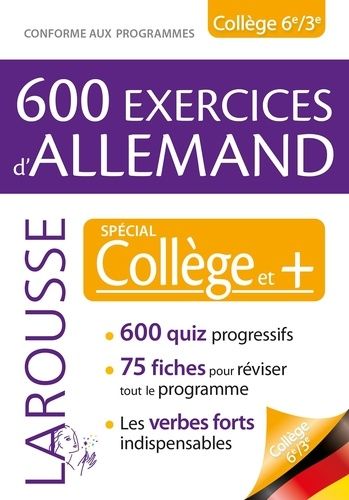 Emprunter 600 exercices d'allemand spécial collège livre