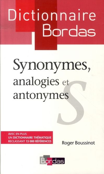 Emprunter Synonymes, analogies et antonymes livre