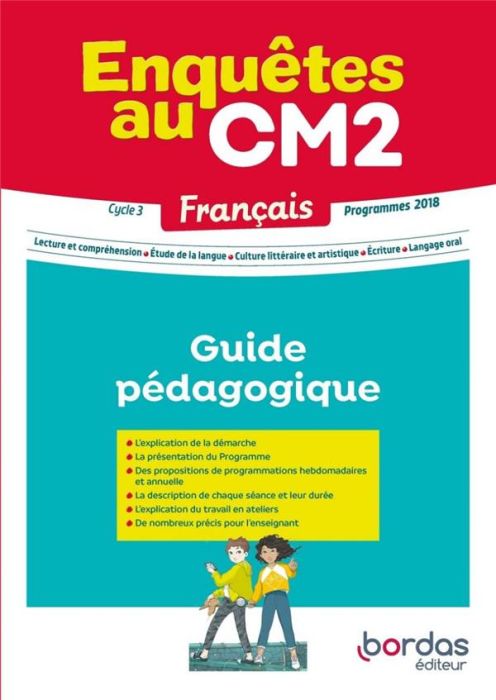 Emprunter Français Enquêtes au CM2. Guide pédagogique, Edition 2021 livre