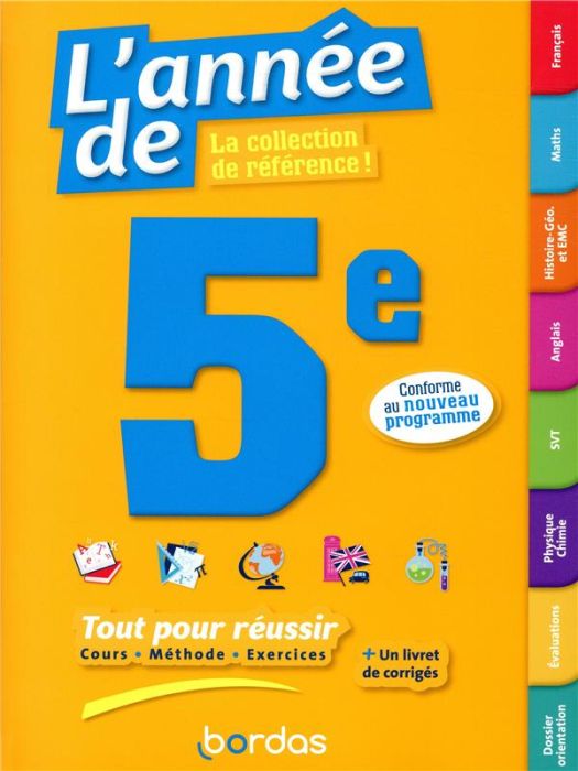 Emprunter L'année de 5e. Edition 2019 livre