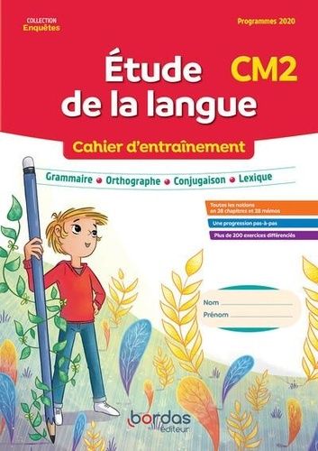 Emprunter Etude de la langue CM2. Cahier d'entraînement, Edition 2023 livre