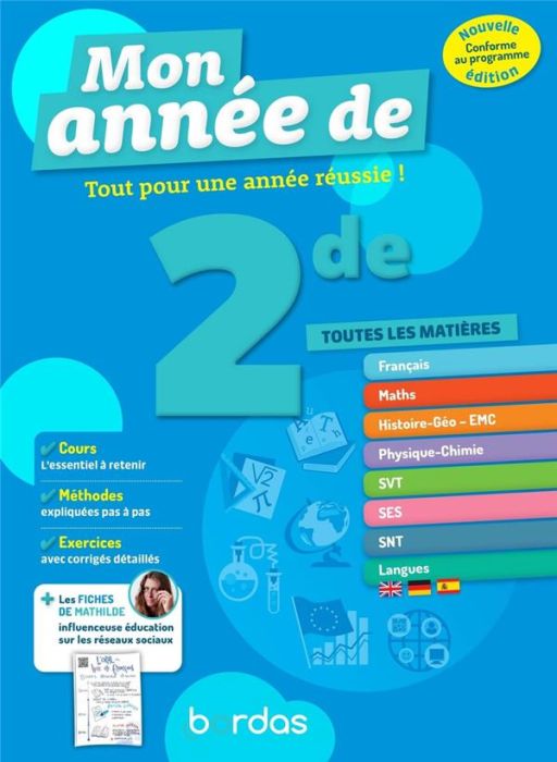 Emprunter Mon année de 2de. Toutes les matières livre