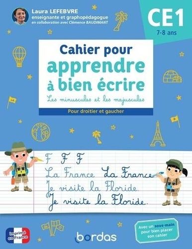 Emprunter Cahier pour apprendre à bien écrire CE1. Les minuscules et les majuscules livre