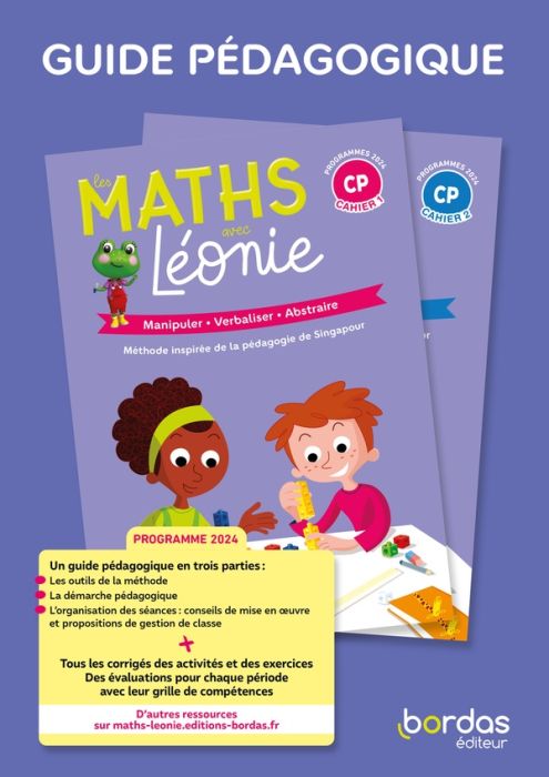 Emprunter Les maths avec Léonie CP Cahier 1. Manipuler, représenter et abstraire, Edition 2024 livre